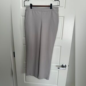 Babaton Straight-Leg Dress Pants in Light Gray